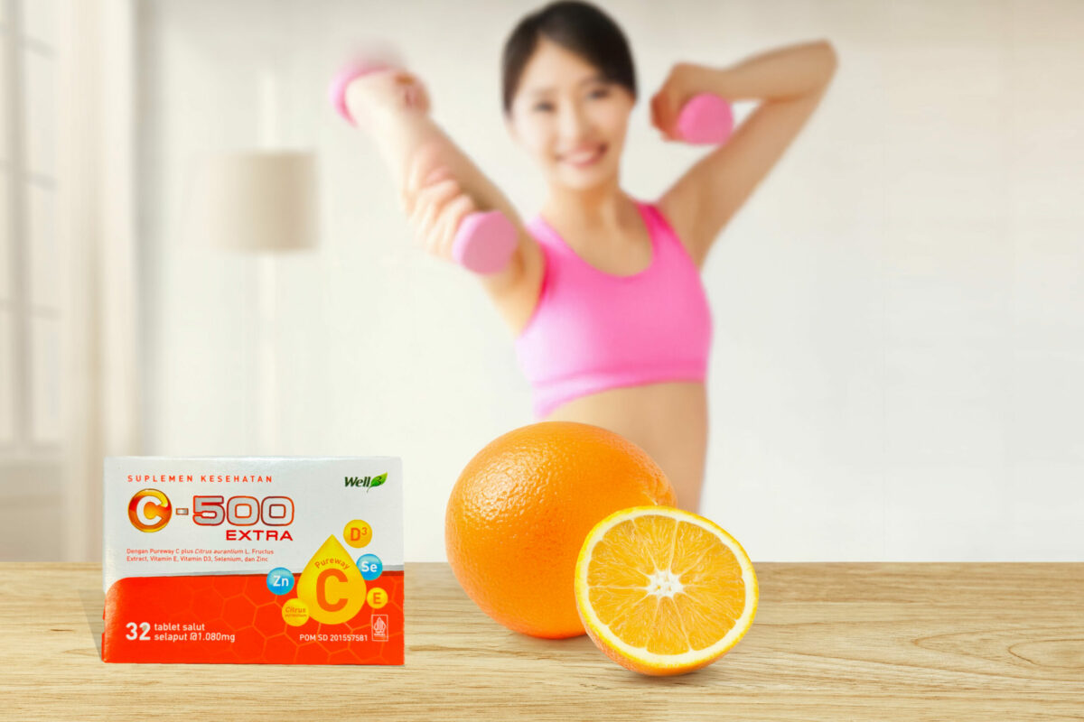 NEW WELL3 C-500 EXTRA | Atasi Kerontokan Rambut Dengan Vitamin C