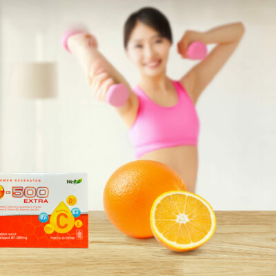 NEW WELL3 C-500 EXTRA | Atasi Kerontokan Rambut Dengan Vitamin C