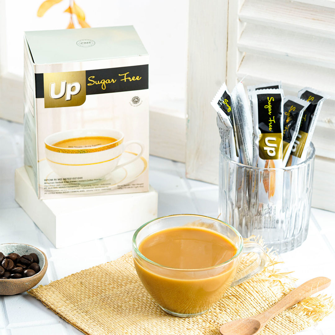 Up Ginseng Sugar Free | Kopi Nikmat Tanpa Gula | kopi Aman untuk Diabetes dan Diet Up Ginseng Coffee Sugar Free