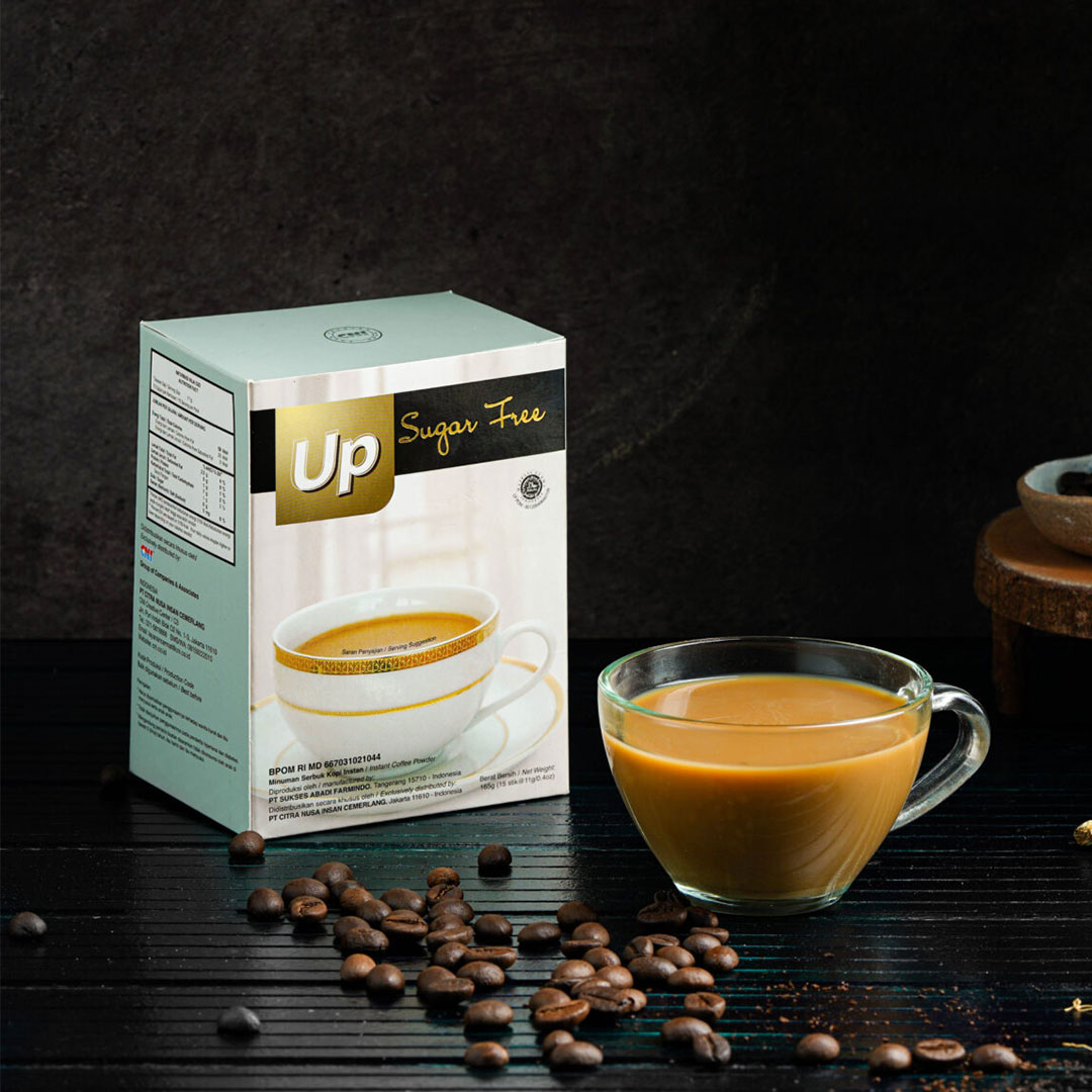 Up Ginseng Sugar Free | Kopi Nikmat Tanpa Gula | kopi Aman untuk Diabetes dan Diet Up Ginseng Coffee Sugar Free