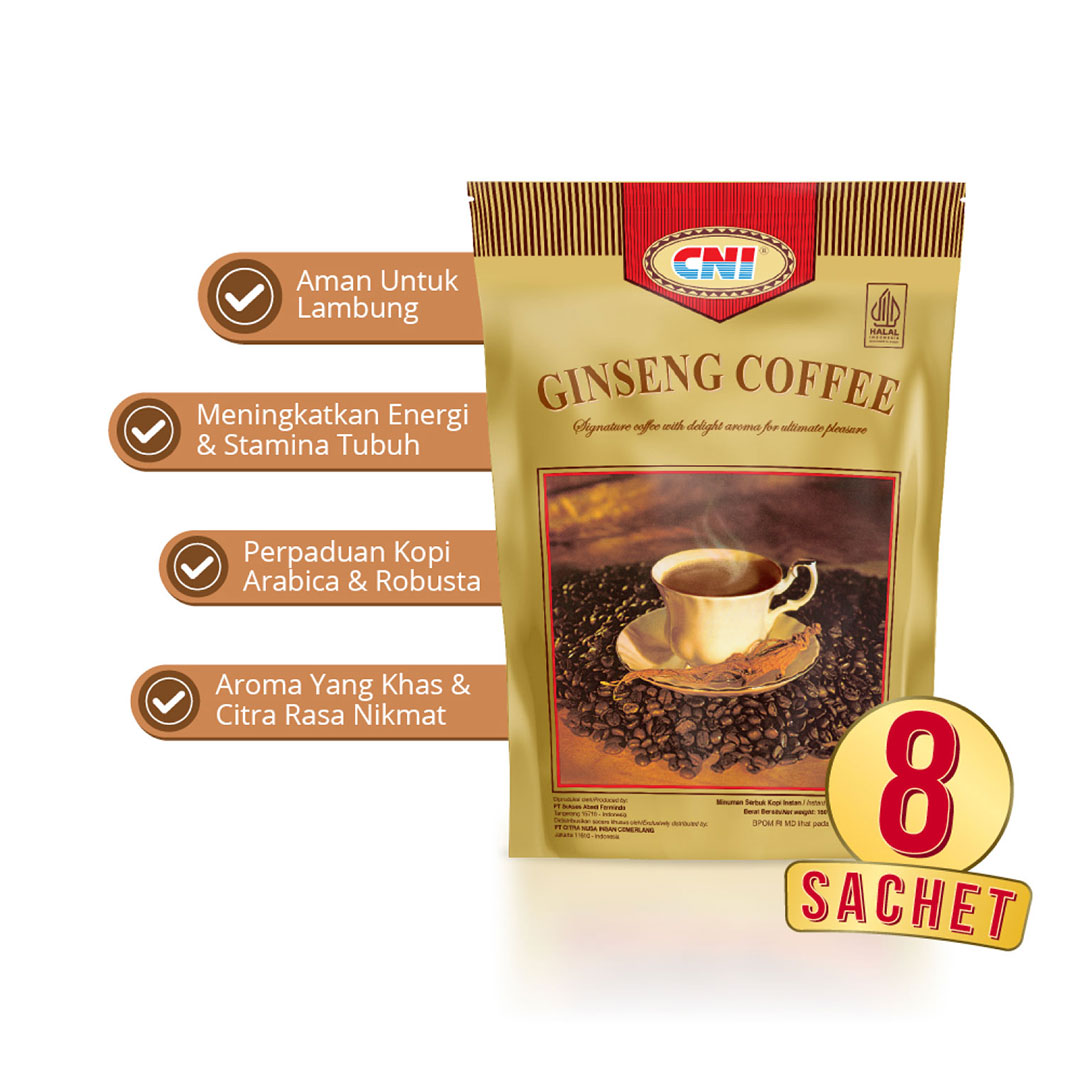 CNI Ginseng Coffee 8 sachet