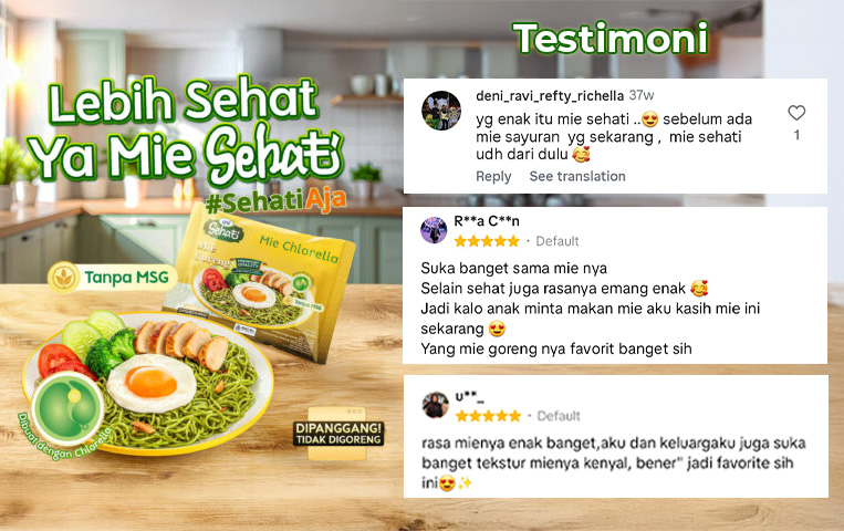 Kata Siapa Mie Instan Ga Sehat?