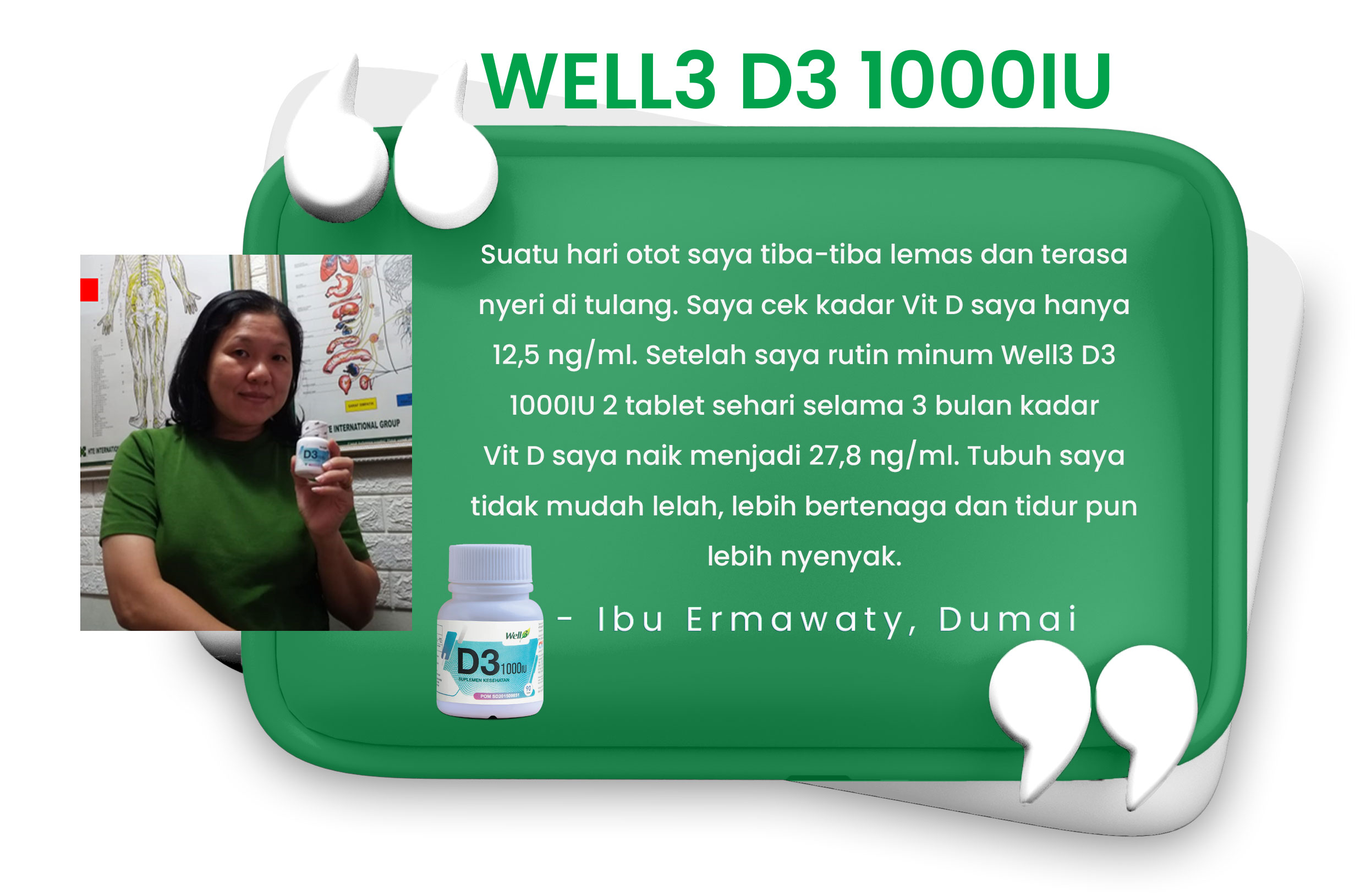 Well3 D3 1000IU
